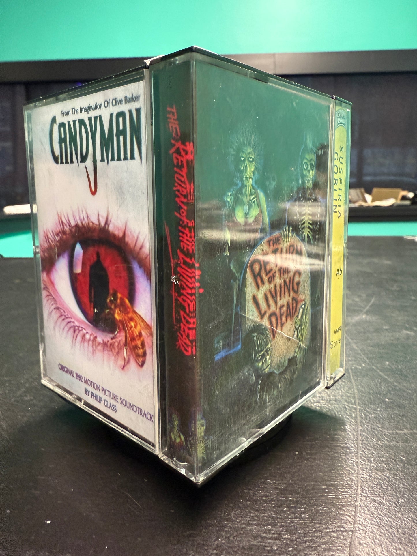 Cassette Display Holder: Suspiria, Jason, Candyman, Return...