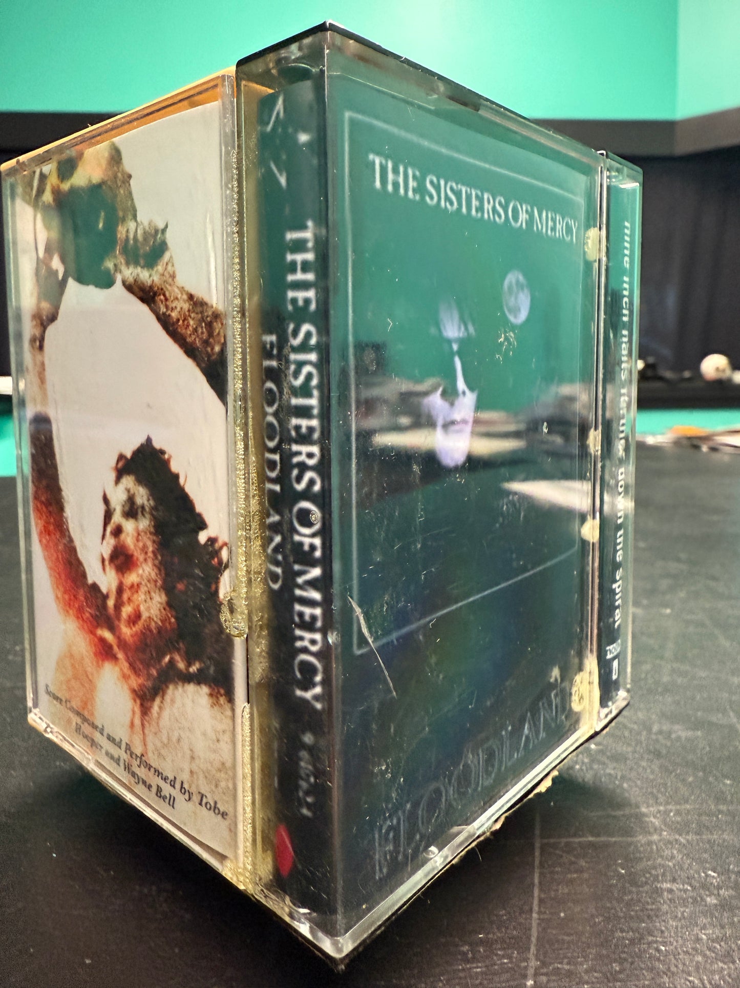 Cassette Display Holder: Texas Chanisaw, NIN, The Cure