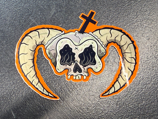 Ram Skull - Sticker