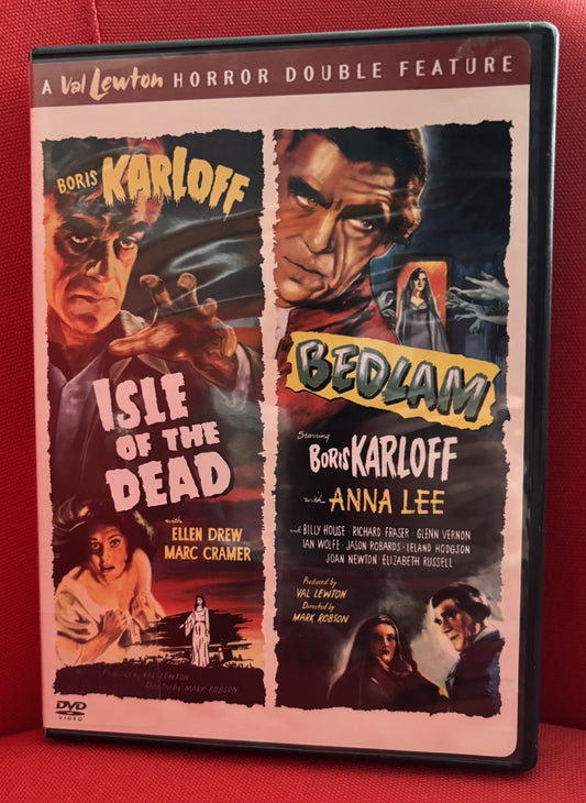 Isle of the Dead (1945) and Bedlam (1945) - DVD - used