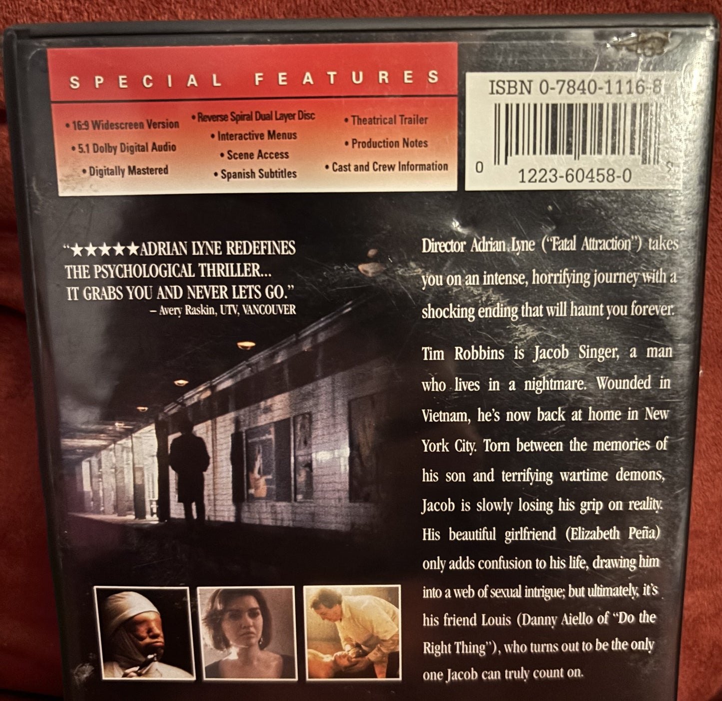 Jacob's Ladder (1990) - DVD - used