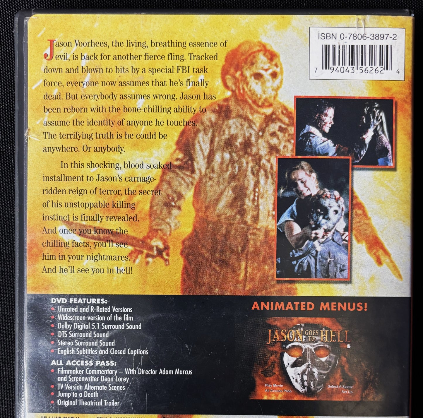 Jason Goes to Hell (1993) - DVD - used