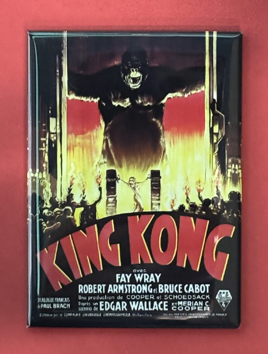 King Kong 1933 French Poster - magnet