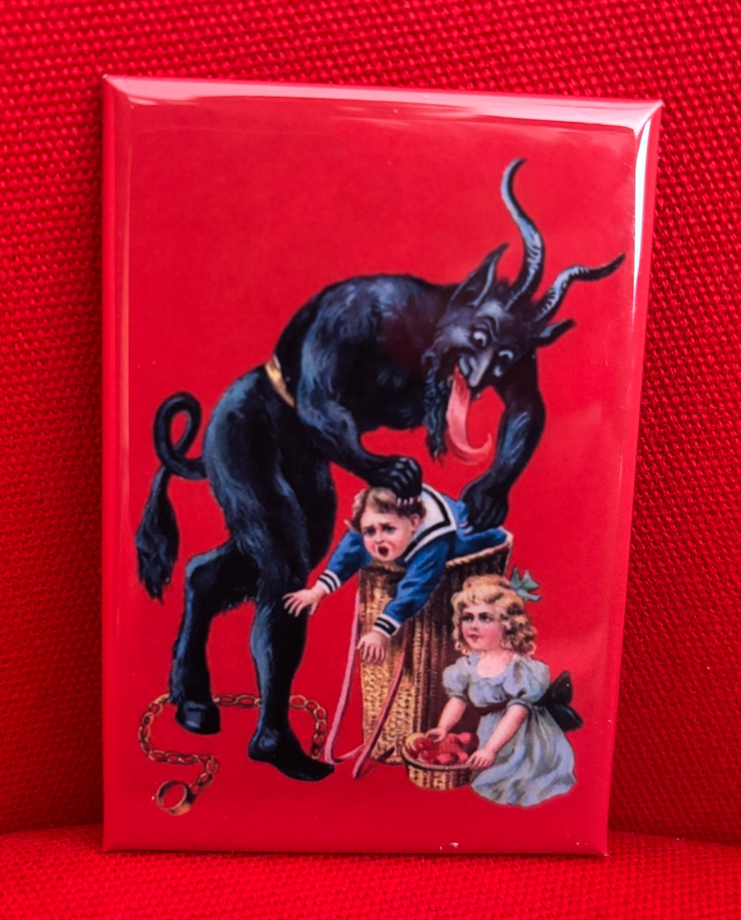 Krampus, artwork - magnet