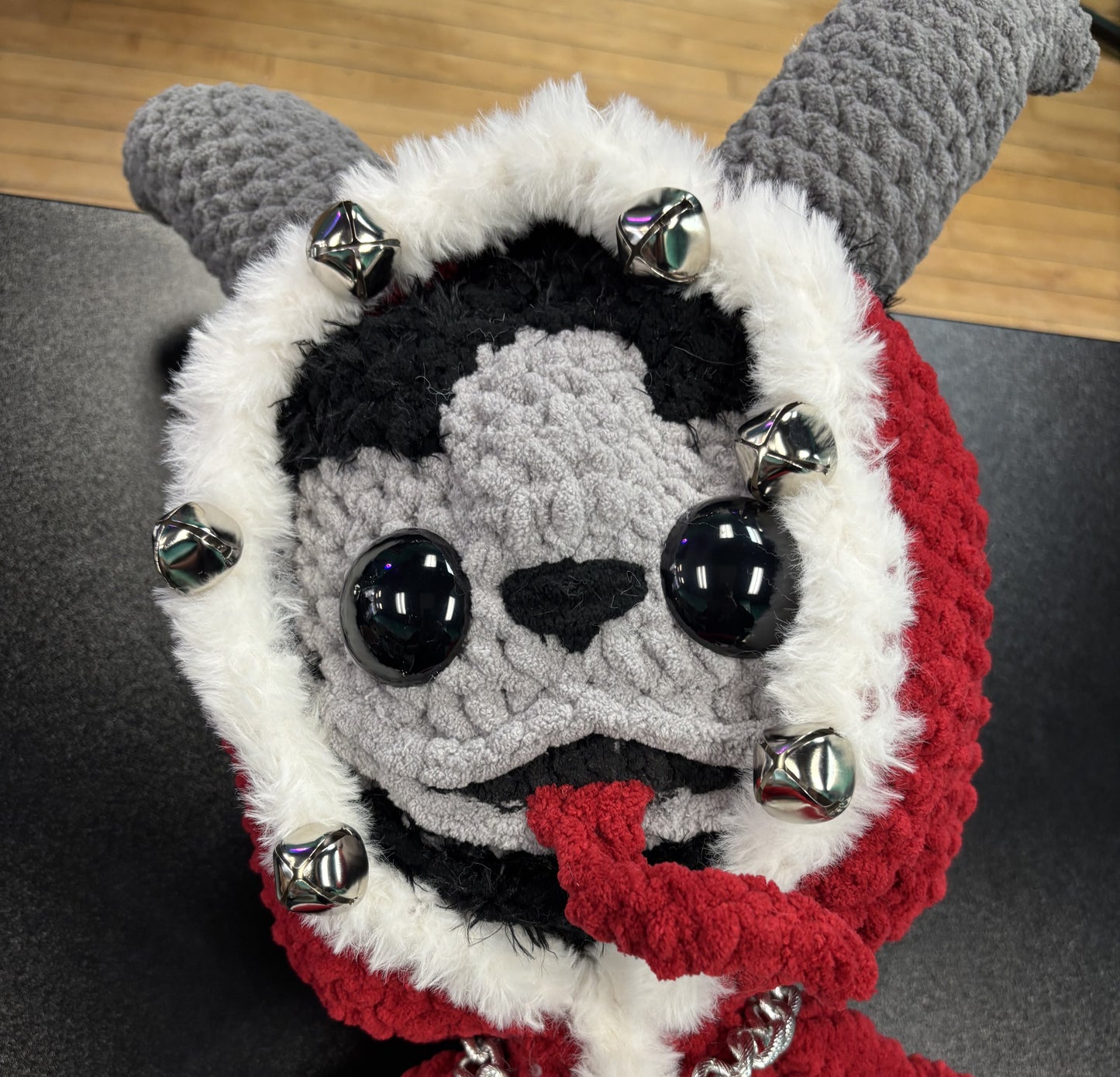 Krampus, Large - crocheted creature