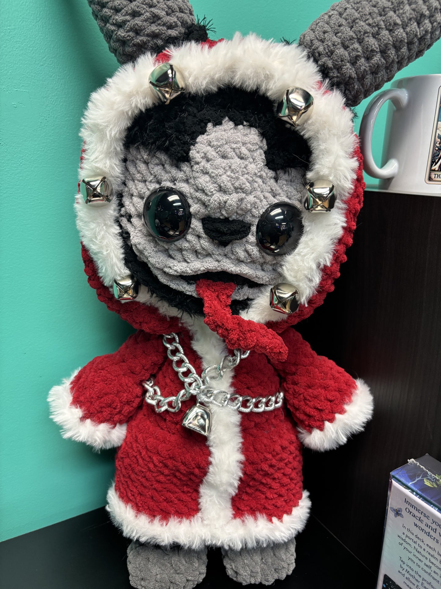 Krampus, Large - crocheted creature