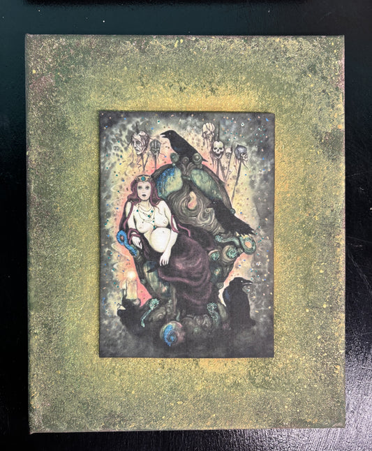 Lady with Crows - wall art
