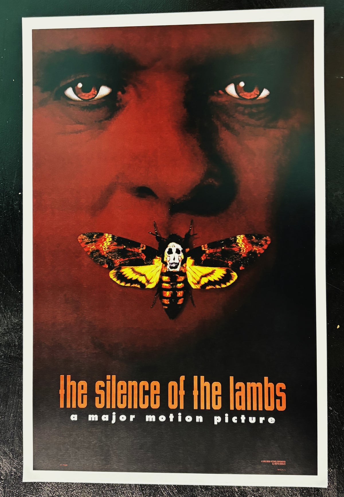 The Silence of the Lambs, yellow moth - poster