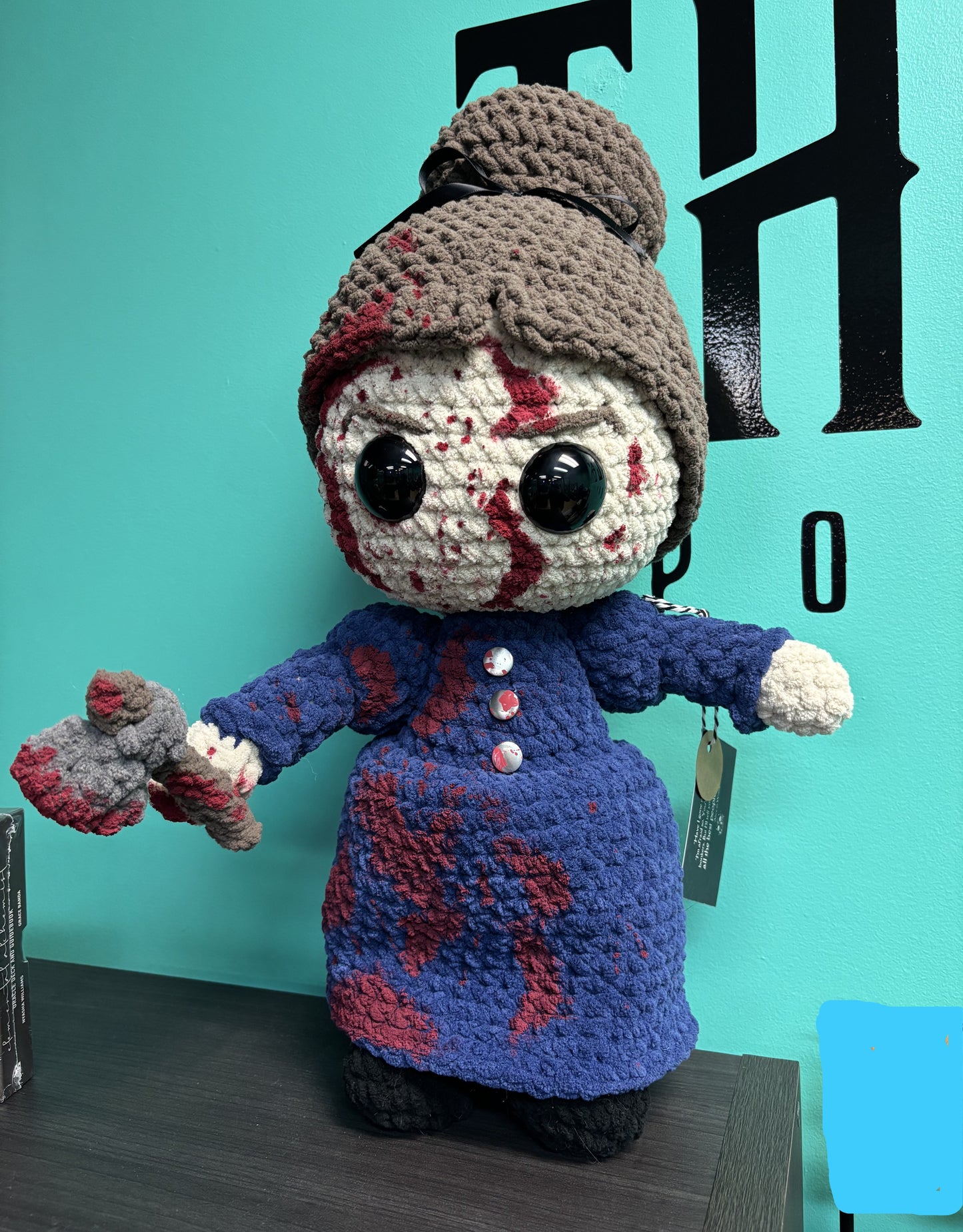 Lizzie Borden - crocheted creature