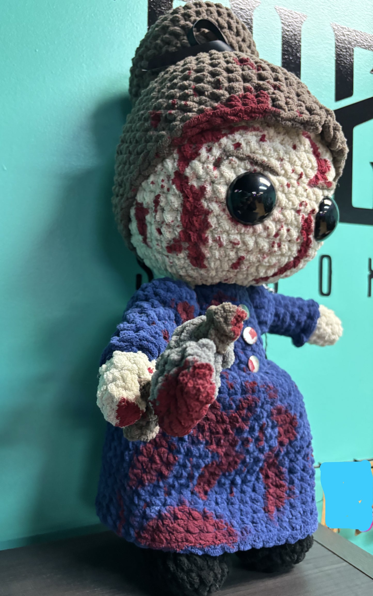 Lizzie Borden - crocheted creature