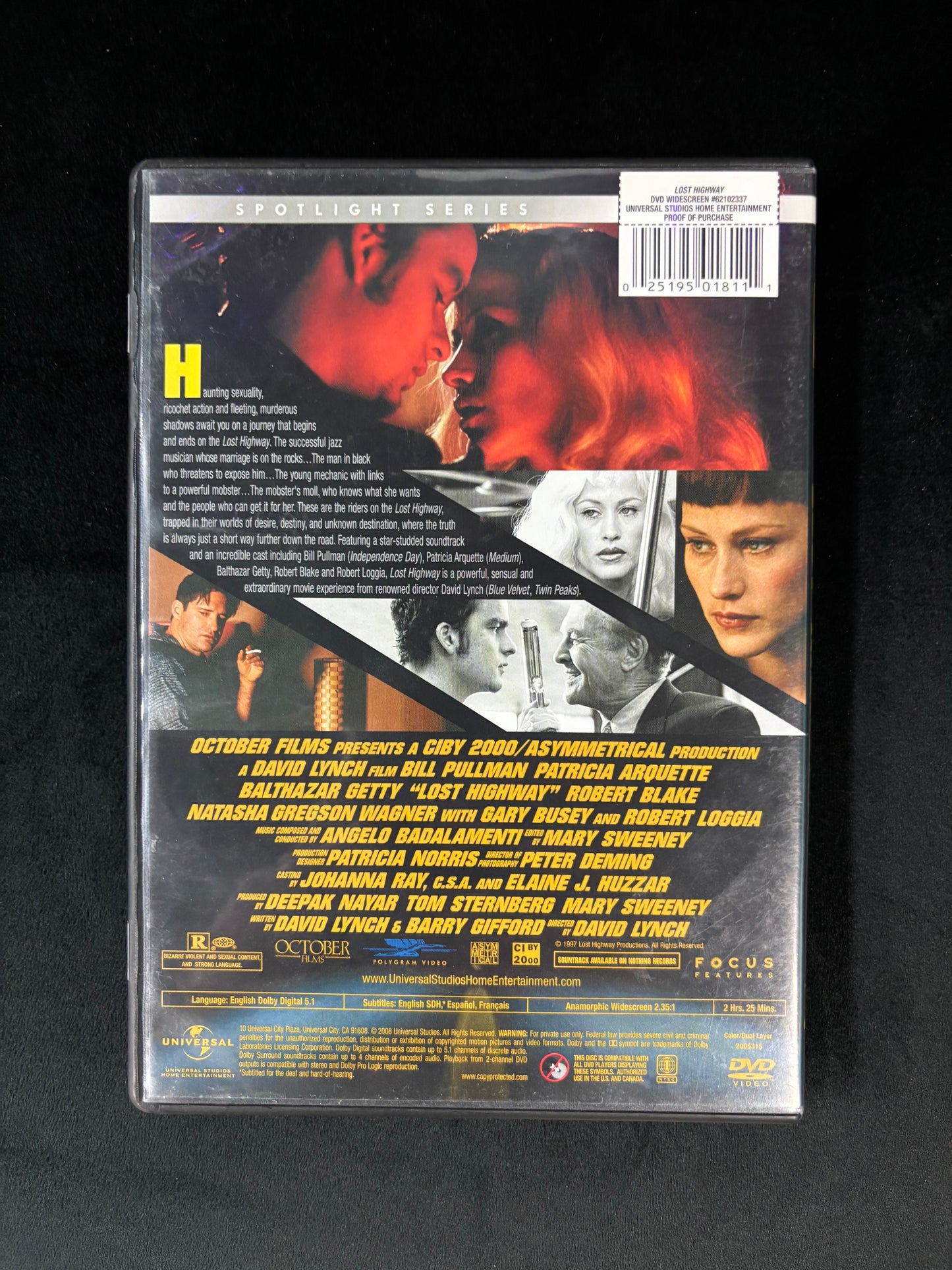 Lost Highway (1997) - DVD - used