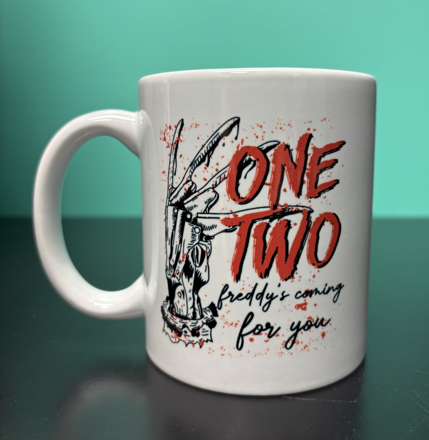 One, Two, Freddy... - mug