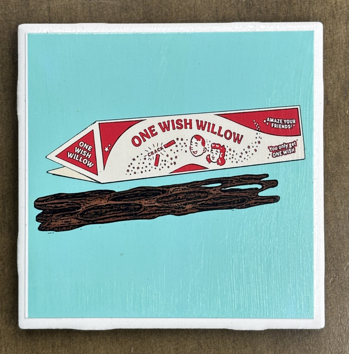 One Wish Willow - coaster