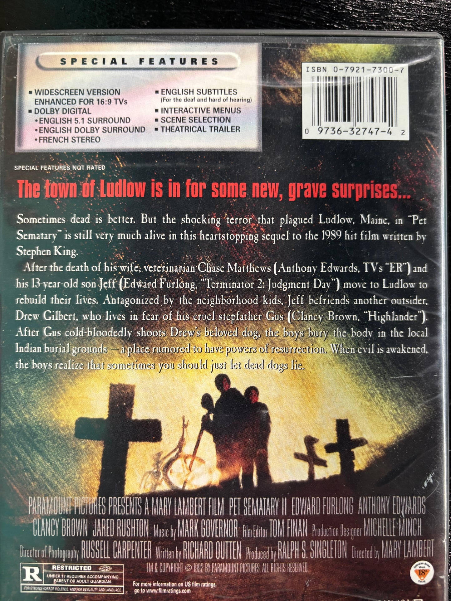 Pet Sematary Two (1992) - DVD - used