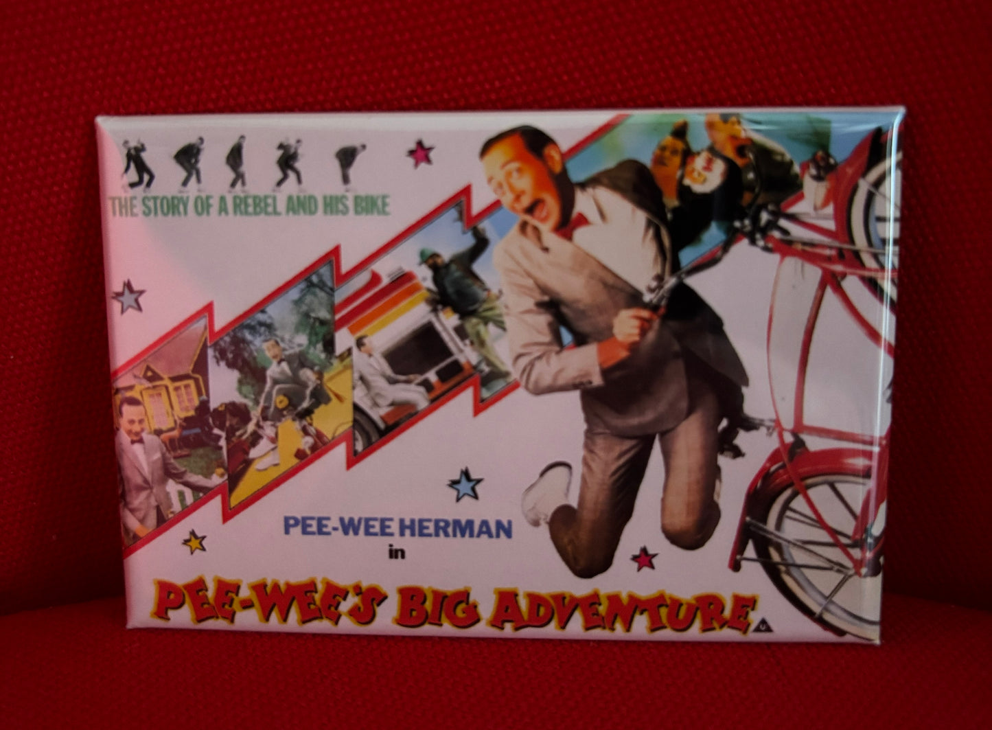 Pee-Wee's Big Adventure, movie images - magnet