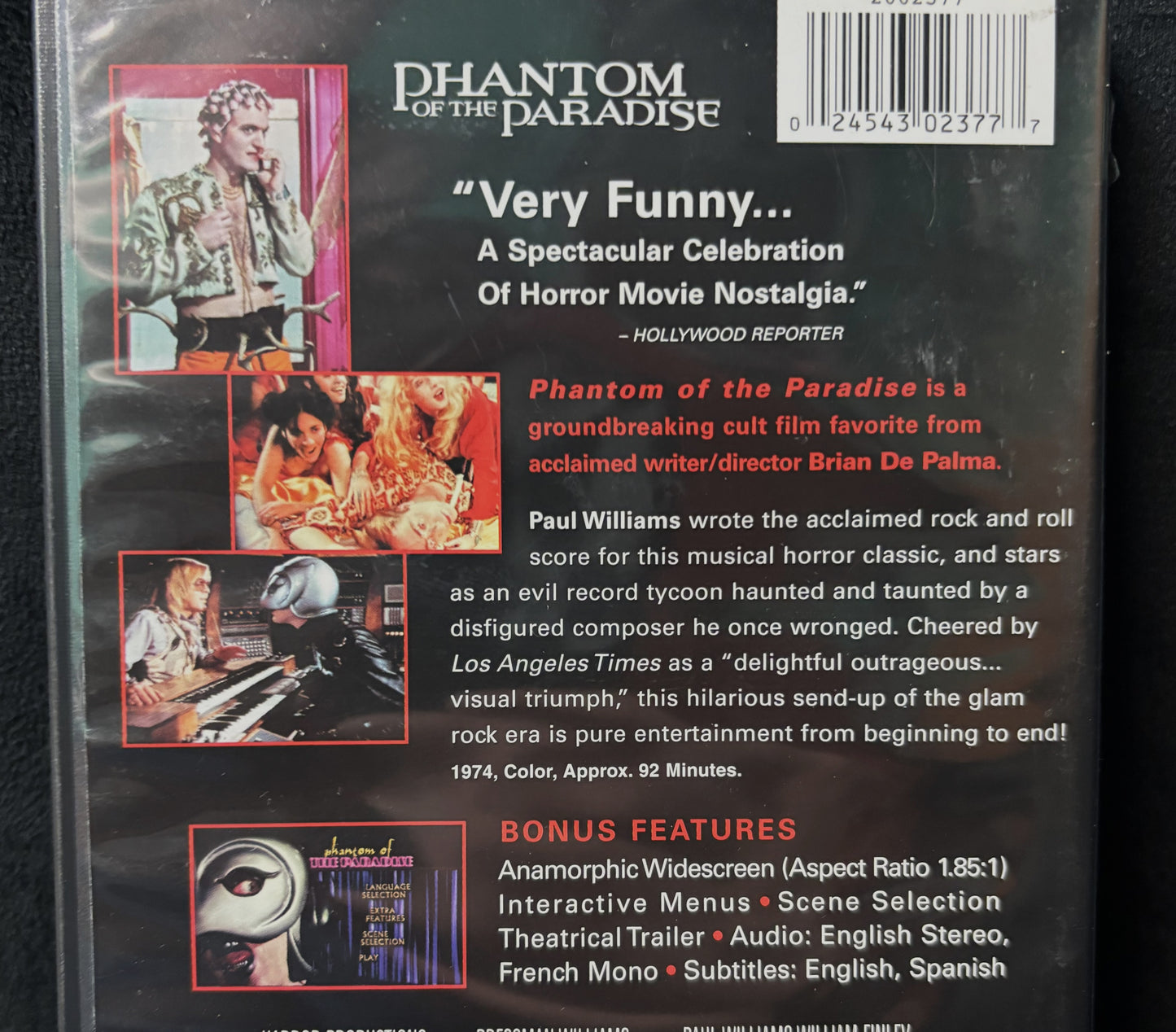 Phantom of the Paradise (1974) - DVD - used