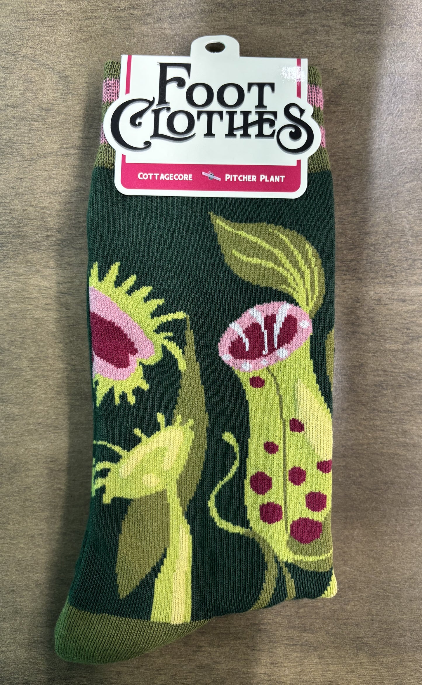 Pitcher Plant - crew socks