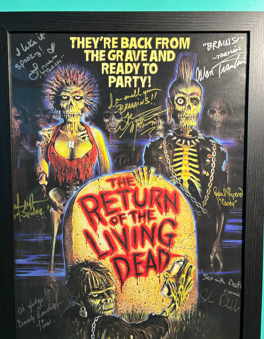 Return of the Living Dead (1985) - 18" x 24" autographed poster