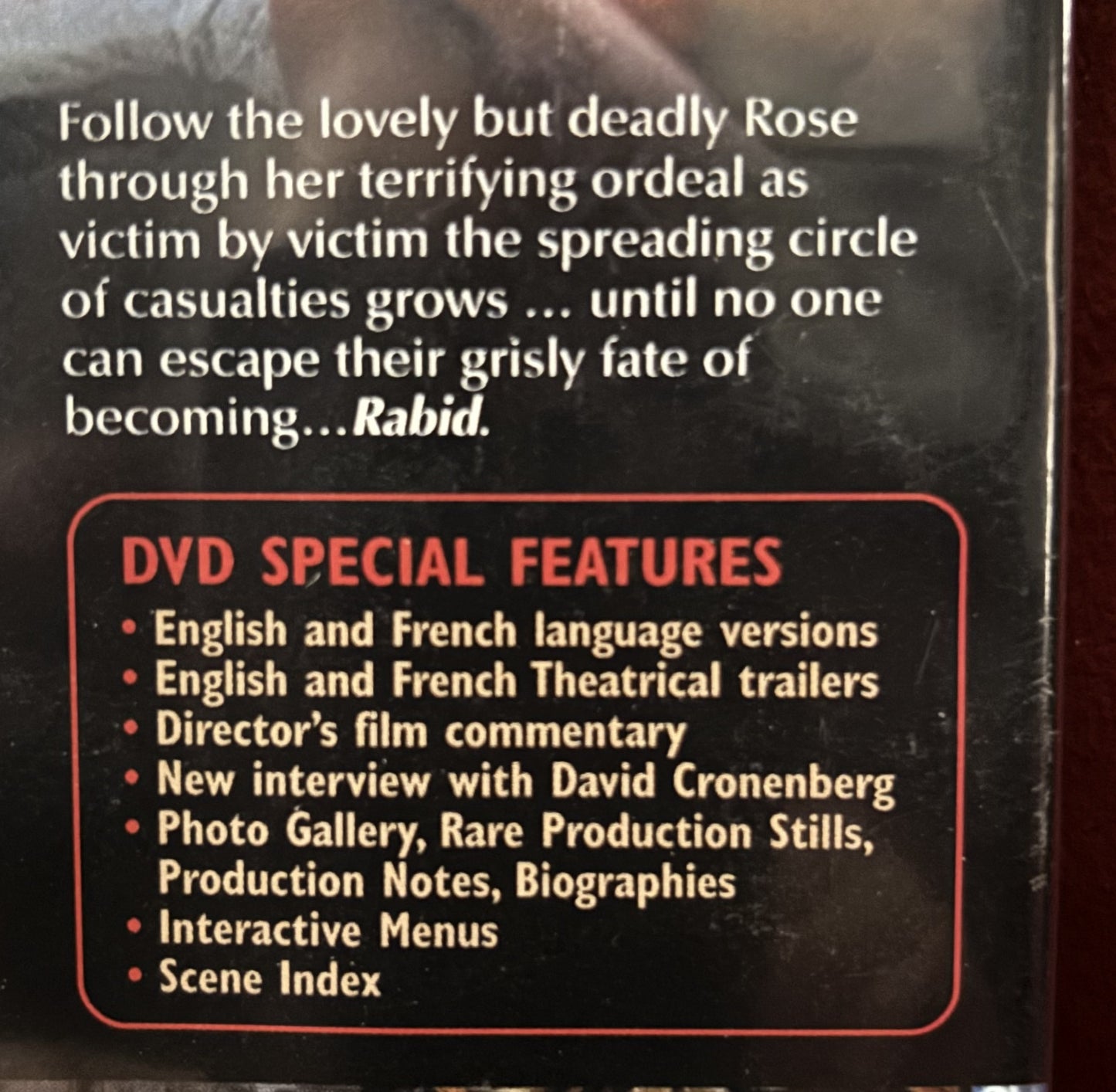 Rabid (1977) - DVD - used