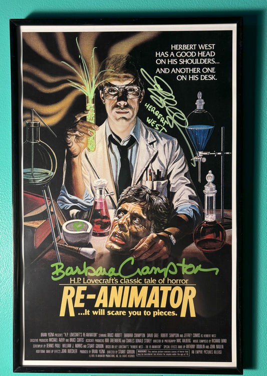 Re-Animator - Autographed Poster