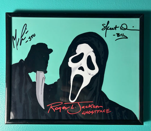 Ghostface, Scream - Autographed Art