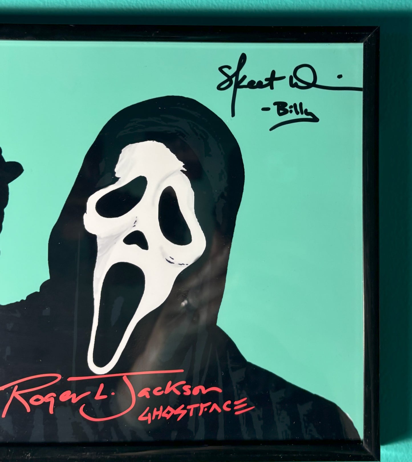 Ghostface, Scream - Autographed Art