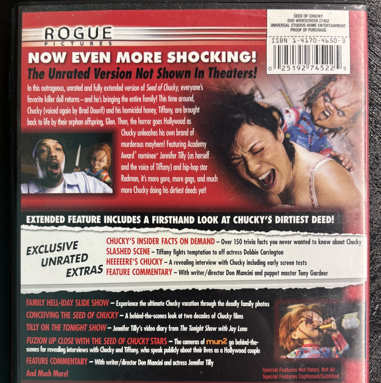 Seed of Chucky (2004) - DVD - used
