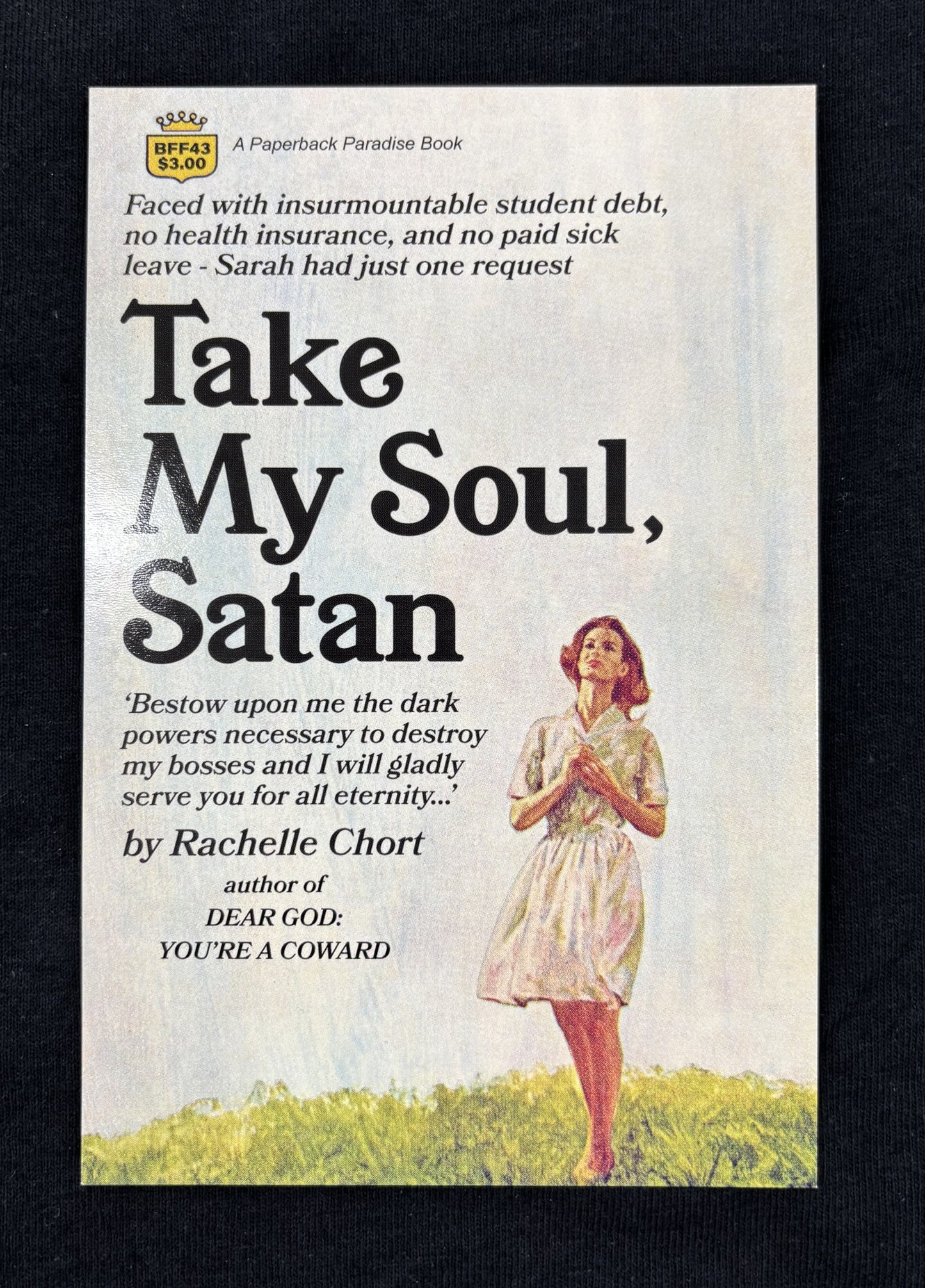 Take My Soul, Satan - postcard
