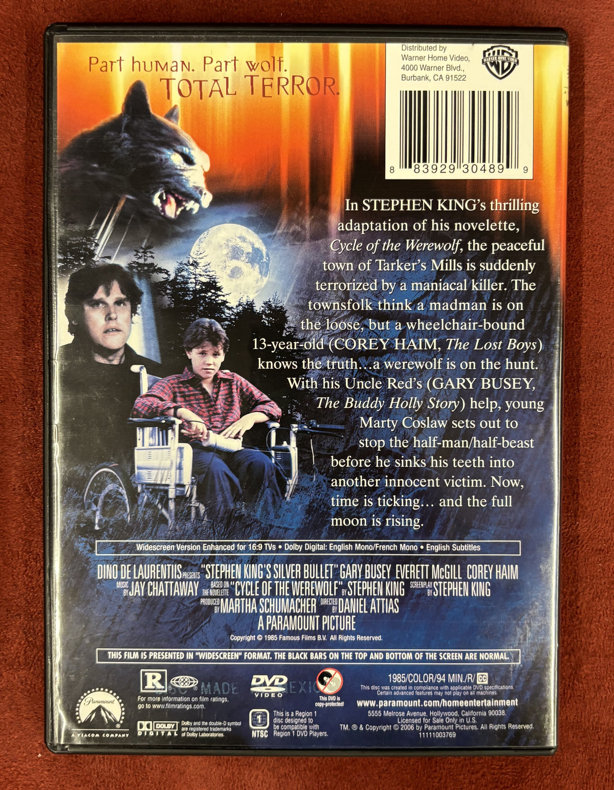 Silver Bullet (1985) - DVD - used