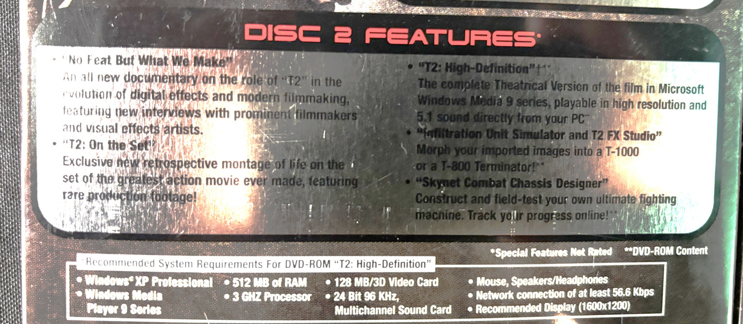 Terminator 2: Judgement Day (1991) - DVD - used