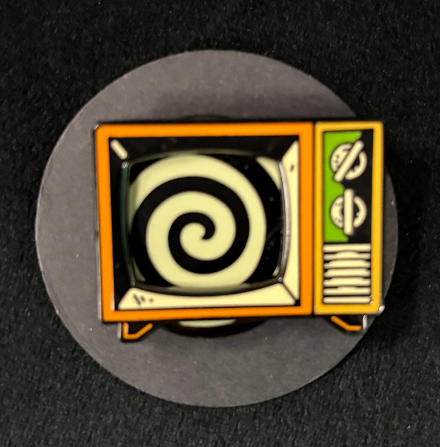 Spinning Hypno TV - pin