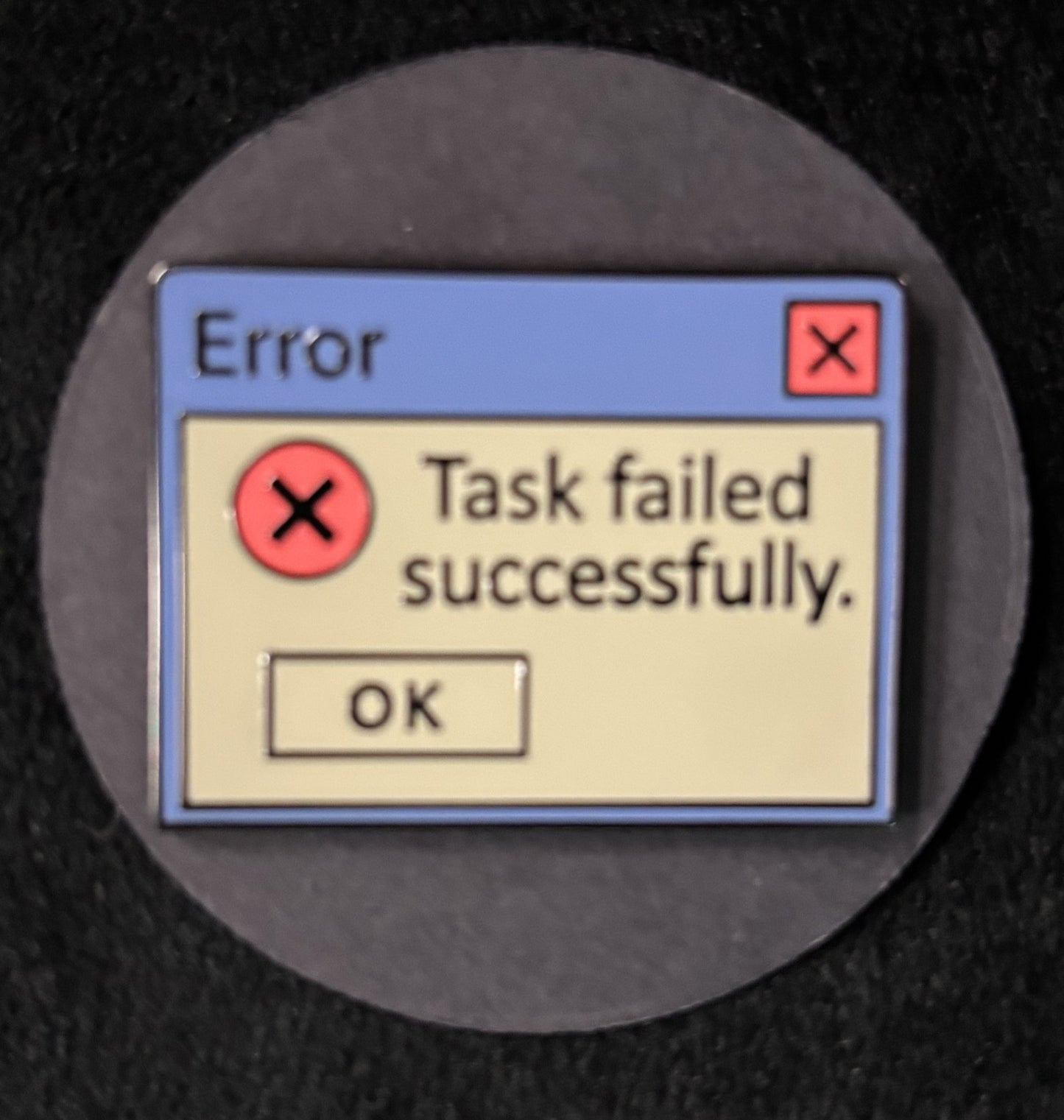 Task Failed - pin