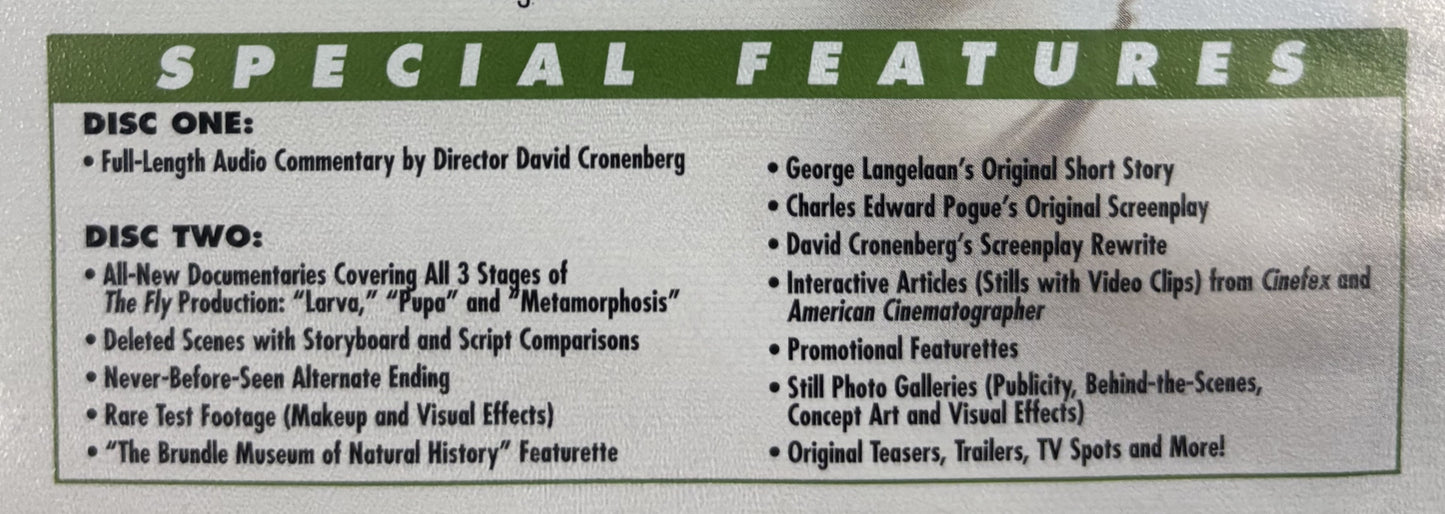 The Fly (1986) - DVD - used