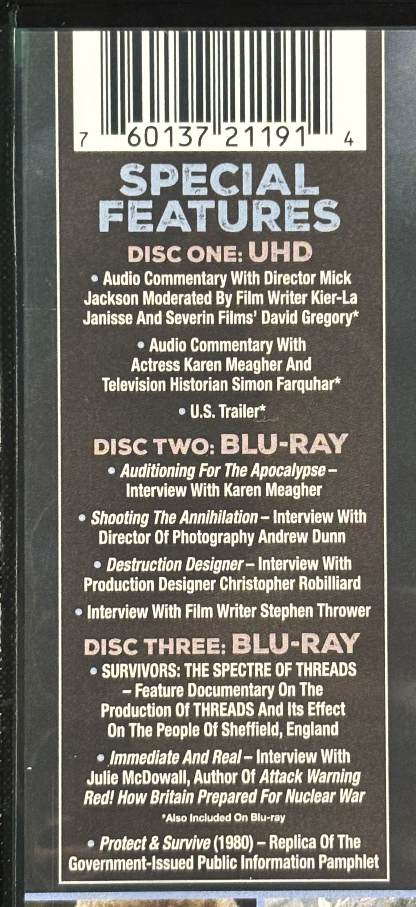 Threads (1984) - 4K + Blu-ray - new