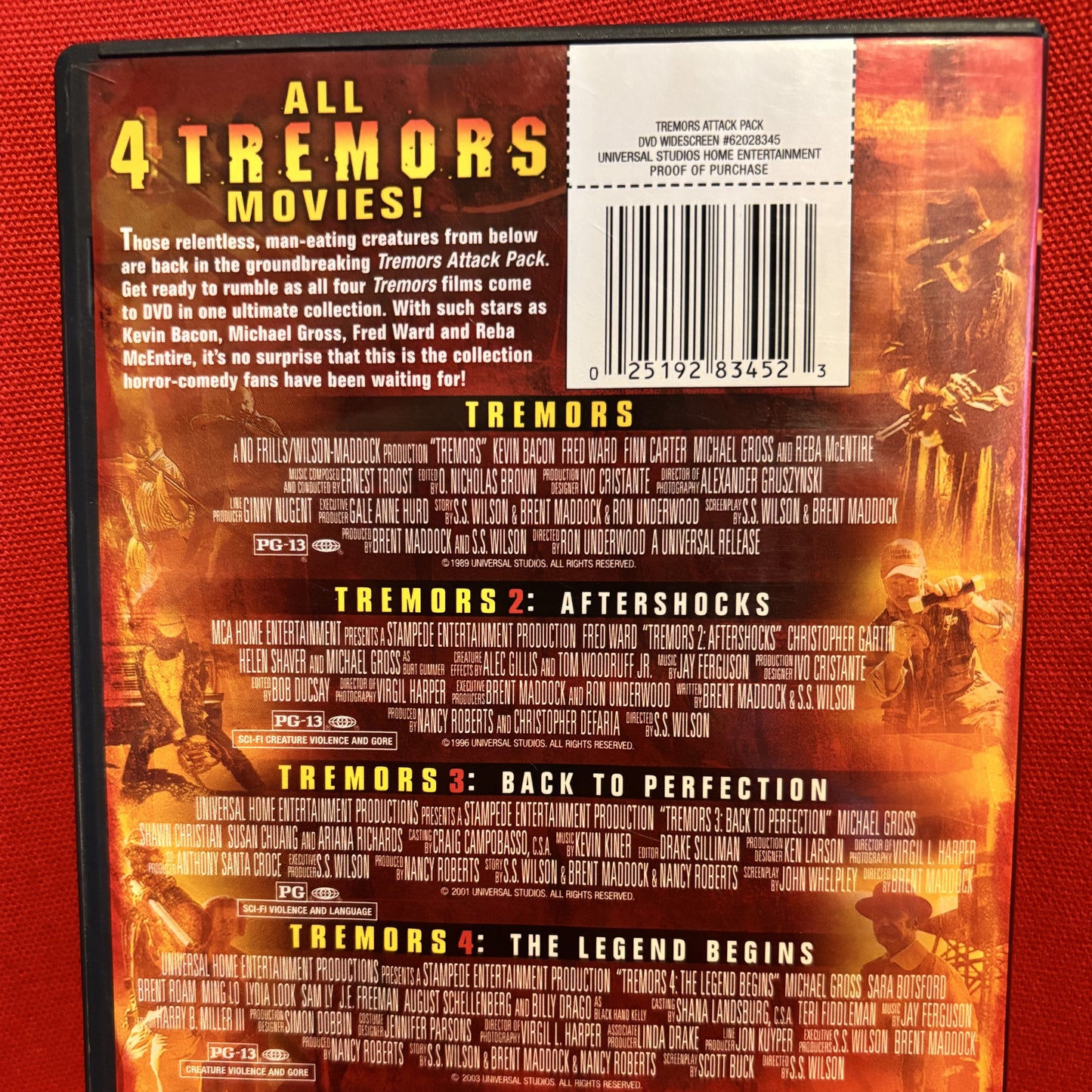 Tremors Attack Pack; The Franchise Collection