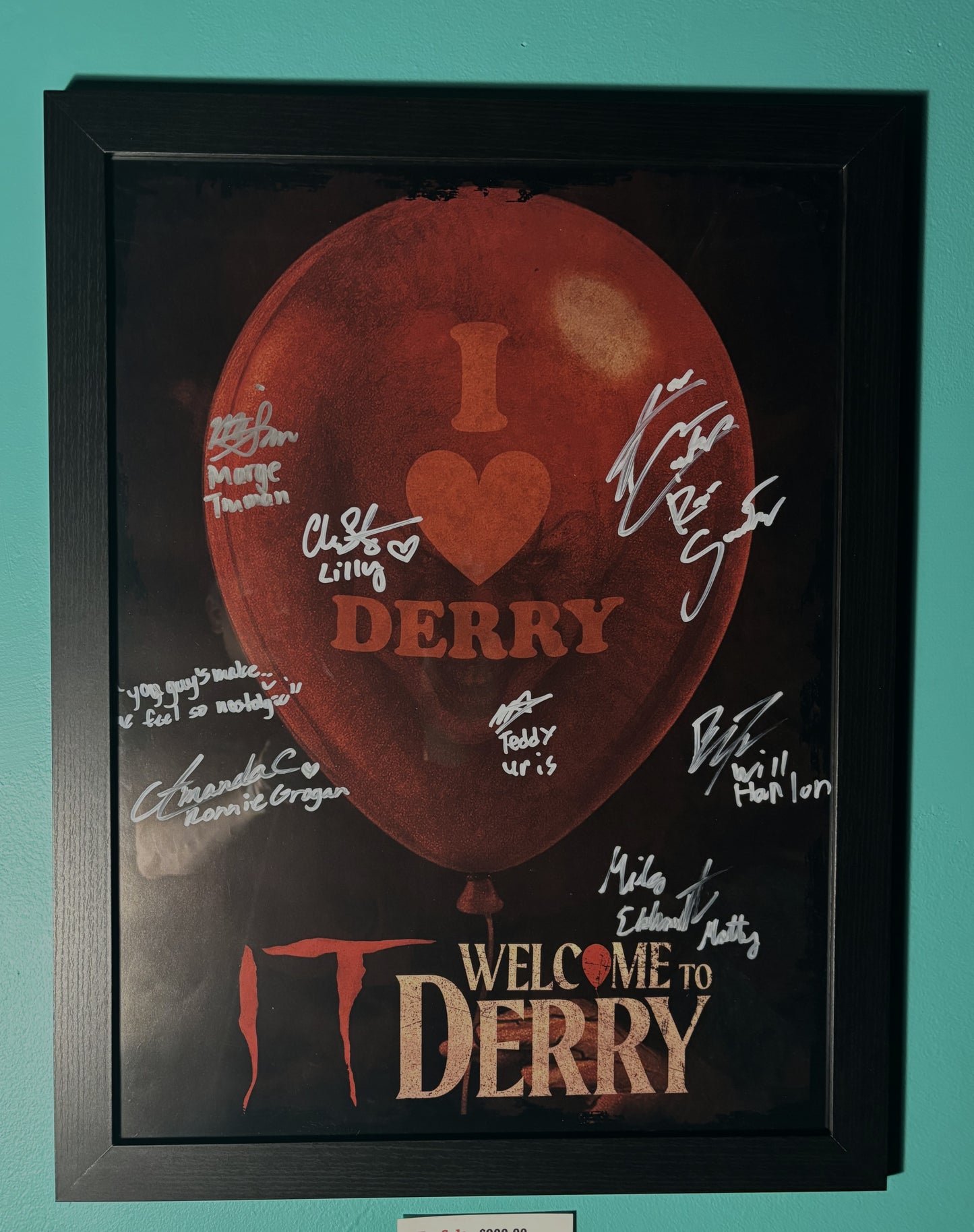 It: Welcome to Derry (2025) - autographed poster