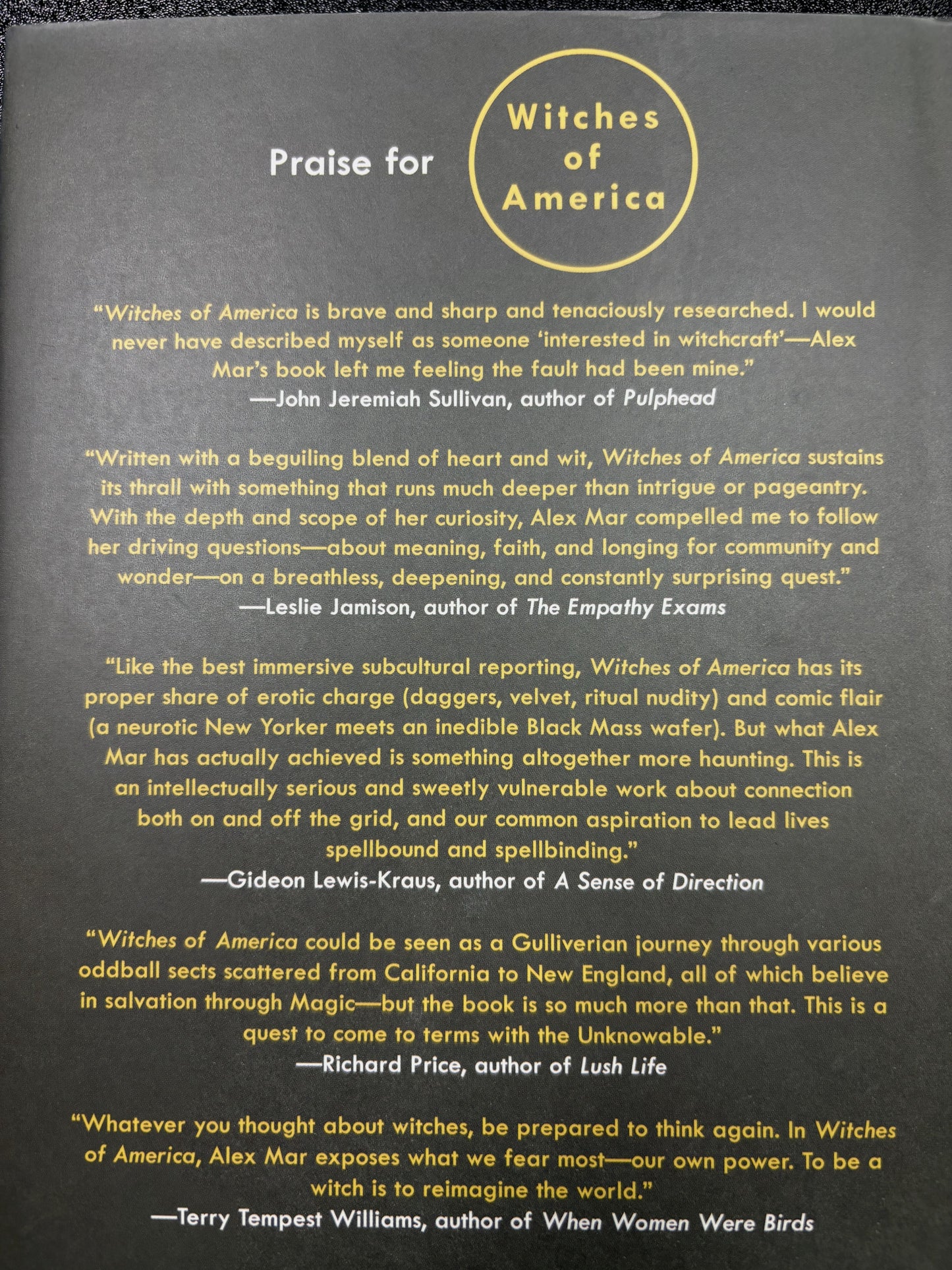Witches of America - Book