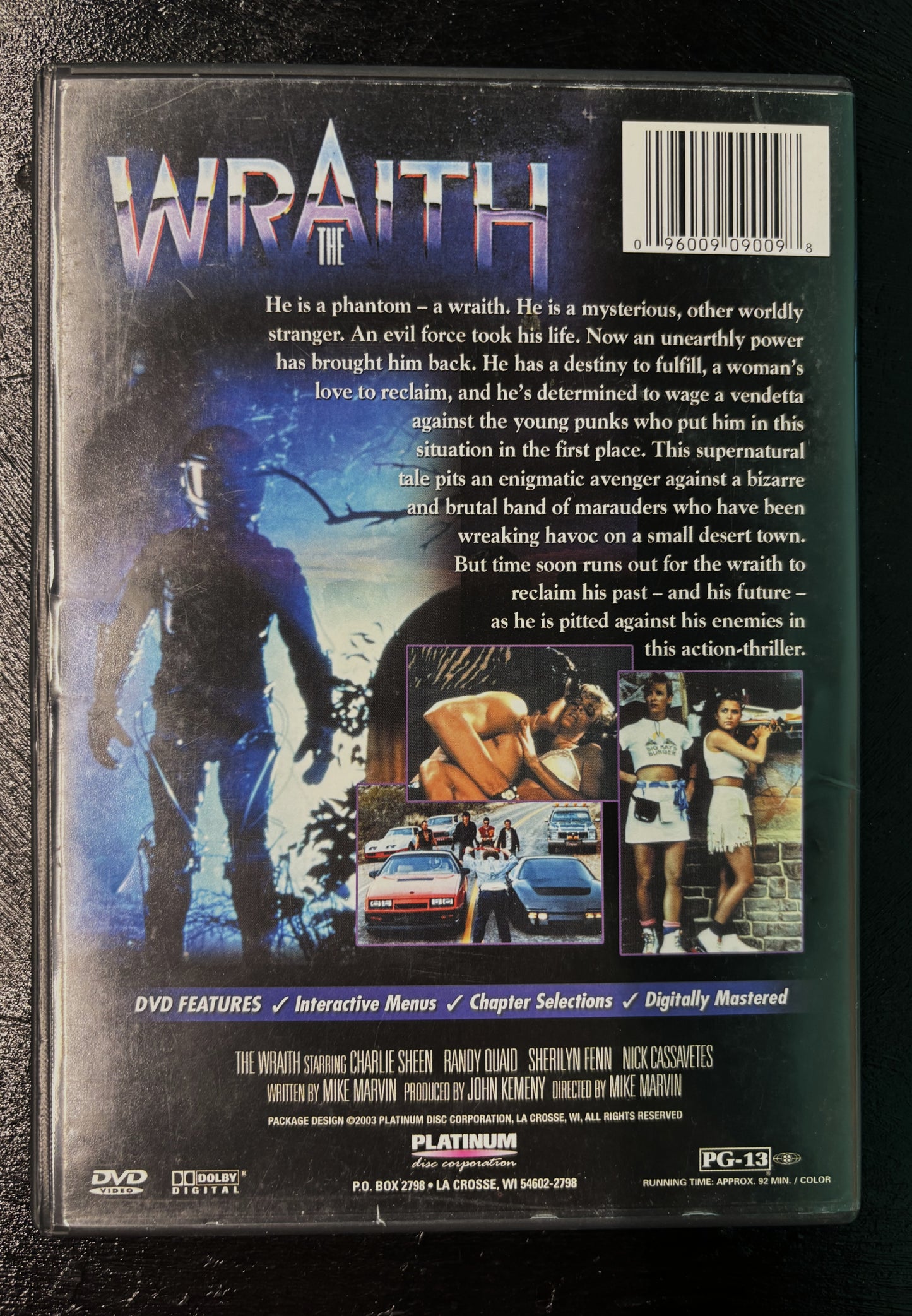 The Wraith (1986) - DVD - used