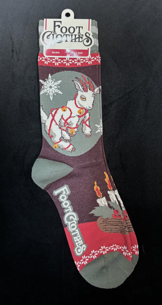 Yule Goat - crew socks