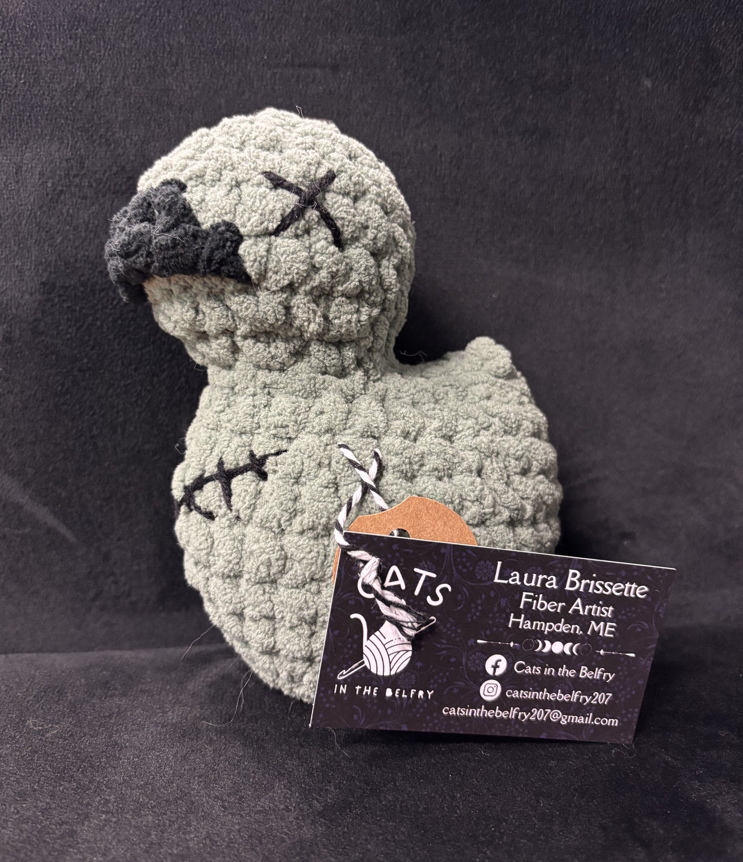 Zombie Duck - Crochet Critter