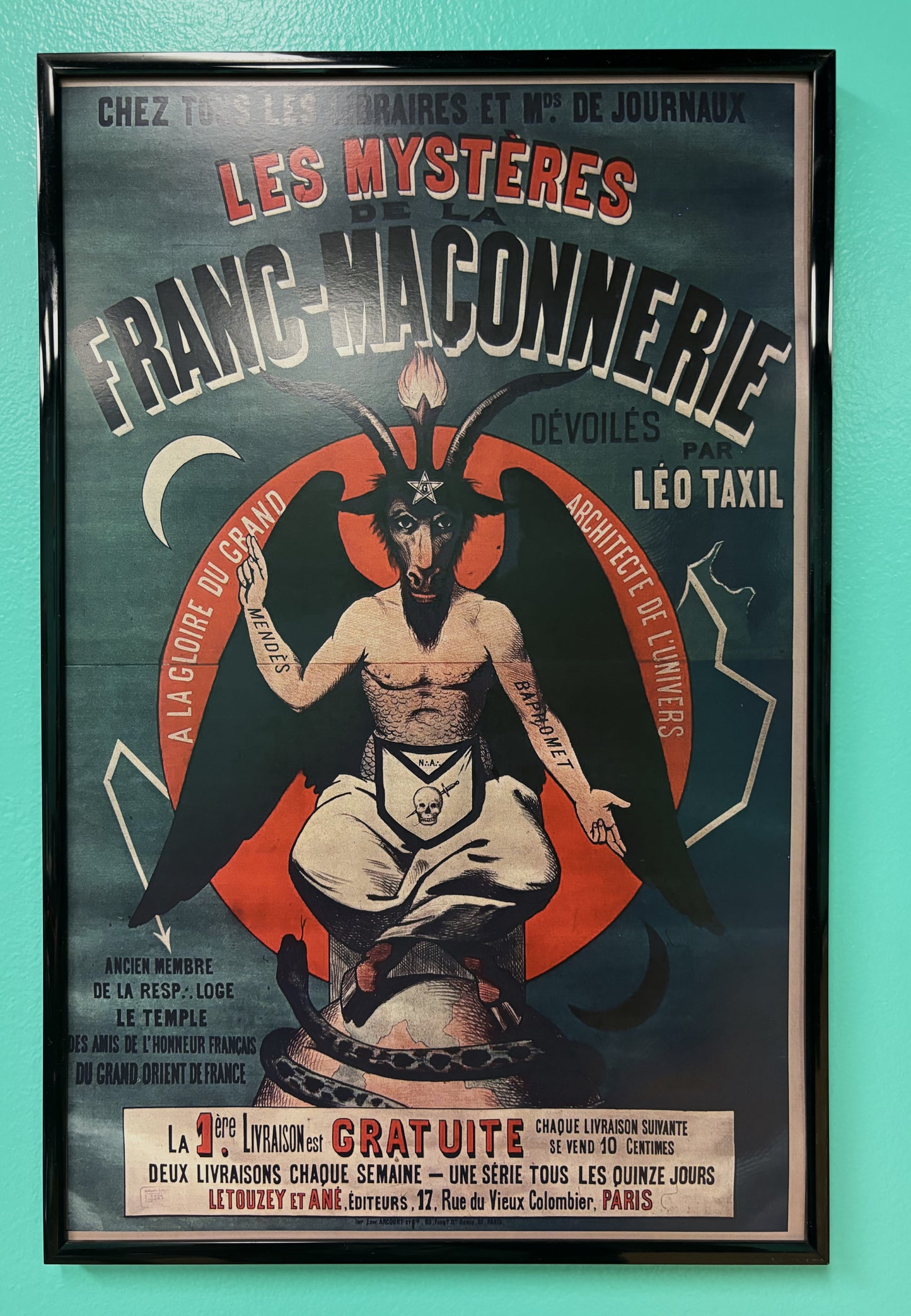 Baphomet Illustrated - poster
