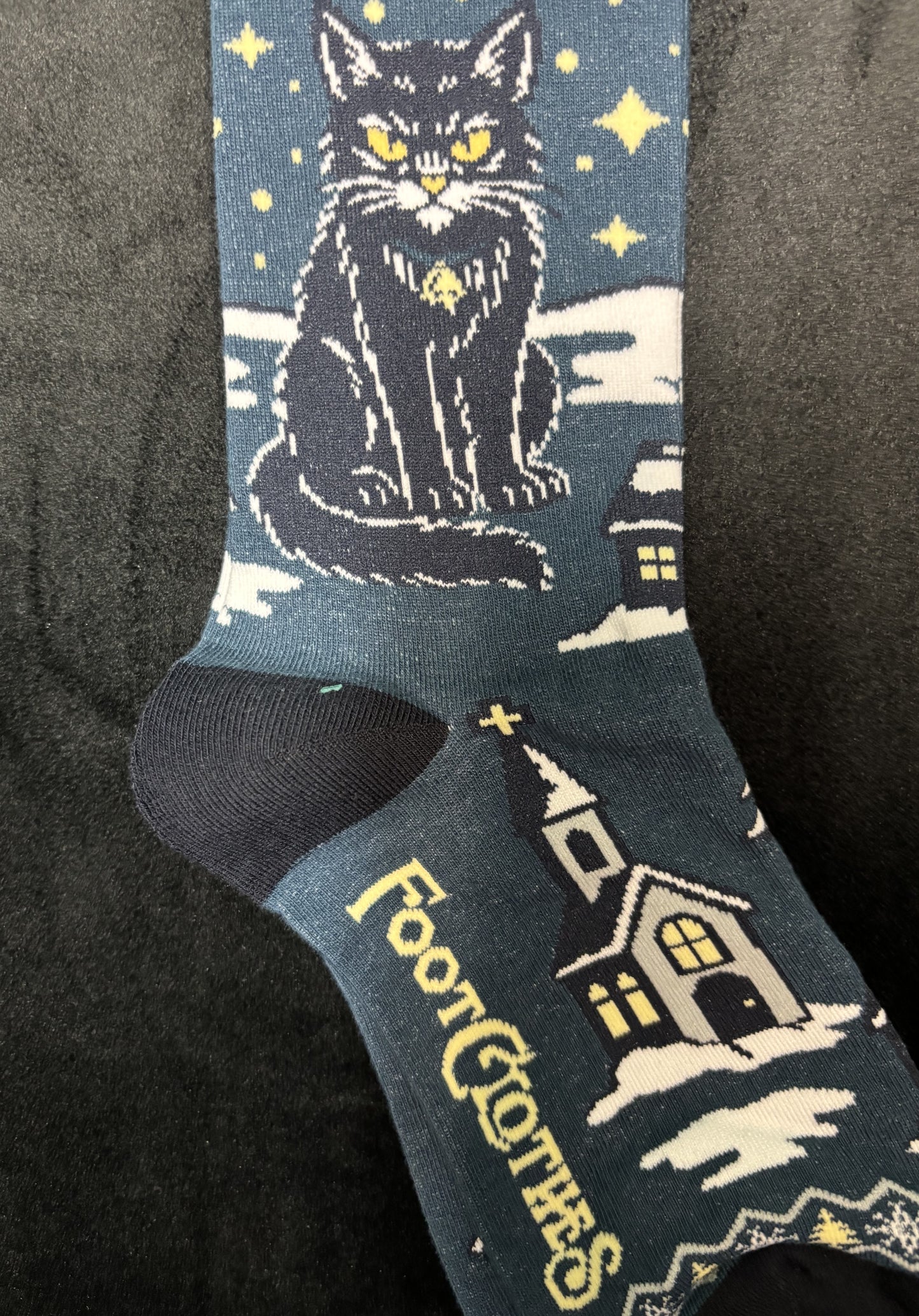 Yule Cat - crew socks