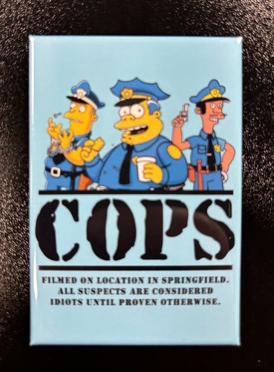 COPS, Simpsons - magnet