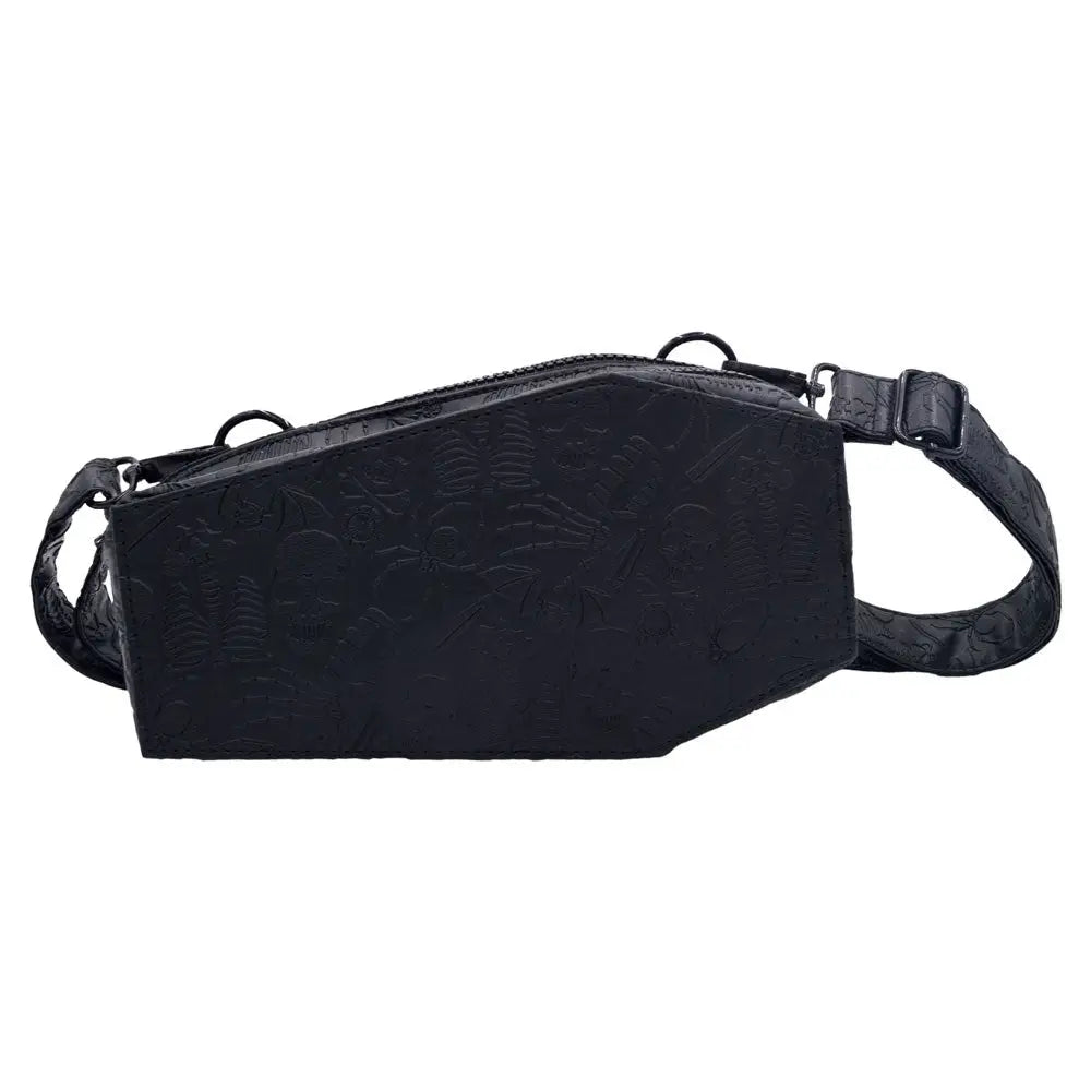 Coffin Embossed Spooky - Hip Pouch/ Crossbody Bag