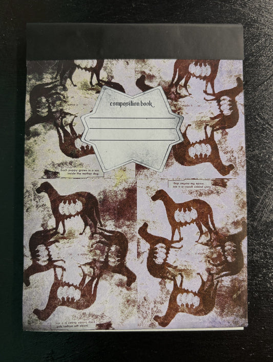 Composition Book, dog art - HD - notepad