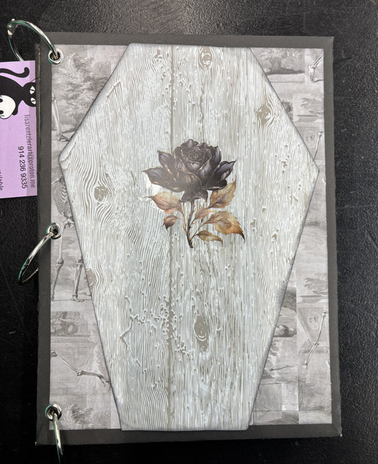 Black Rose - large travel journal