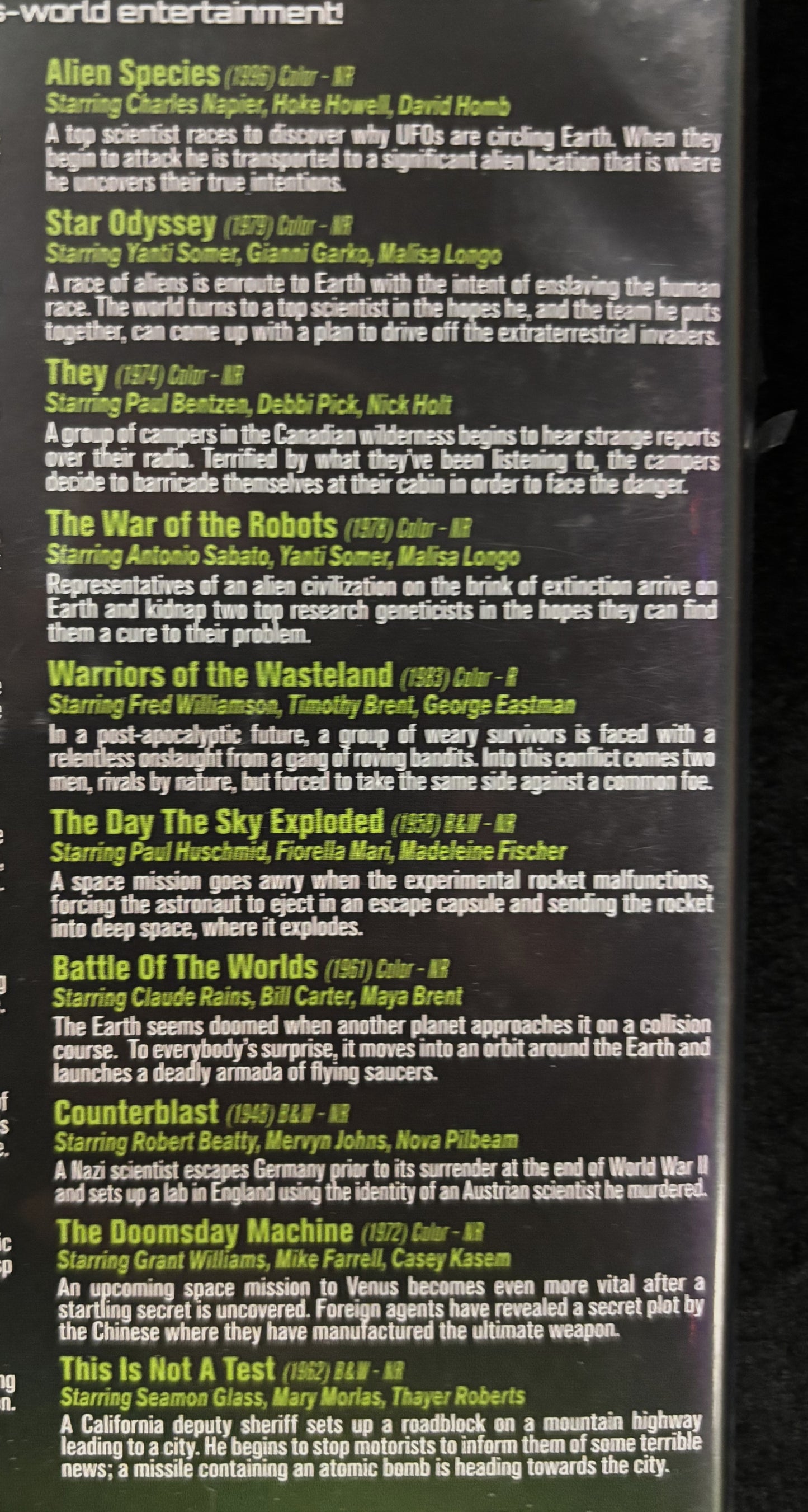 20 Film Collection, Sci-Fi Fever - DVD - used