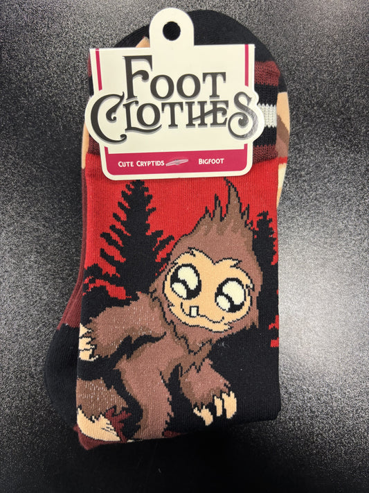 Bigfoot, Cute Cryptids - socks