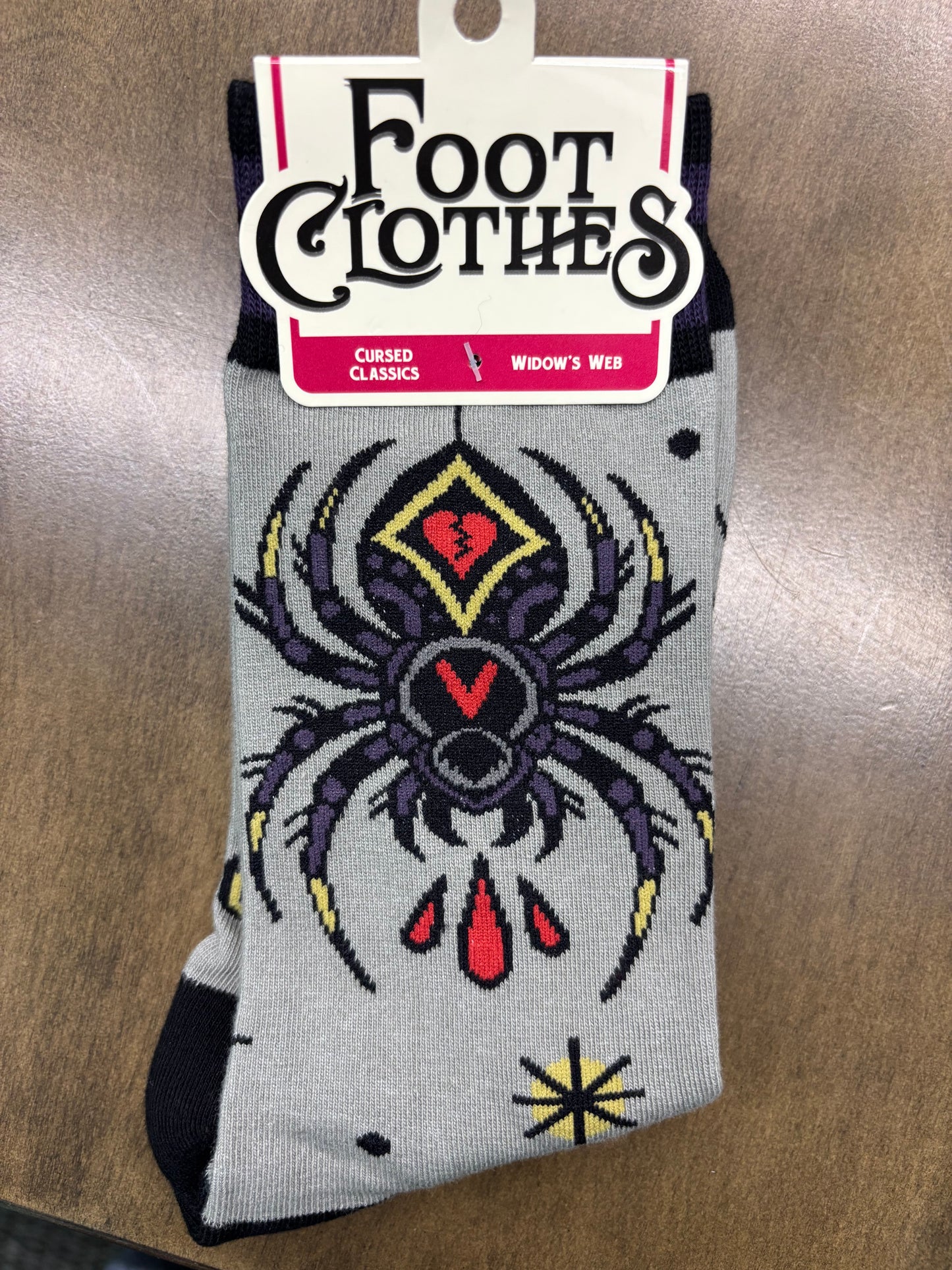 Widow's Web - crew socks