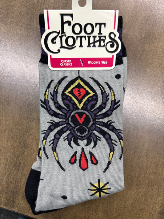 Widow's Web - crew socks